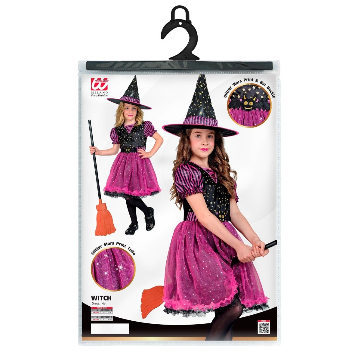 Halloween Kostuum Kind Heks 2 delig