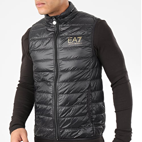Doudoune Sans Manches 8NPQ01-PN29Z Noir Doré