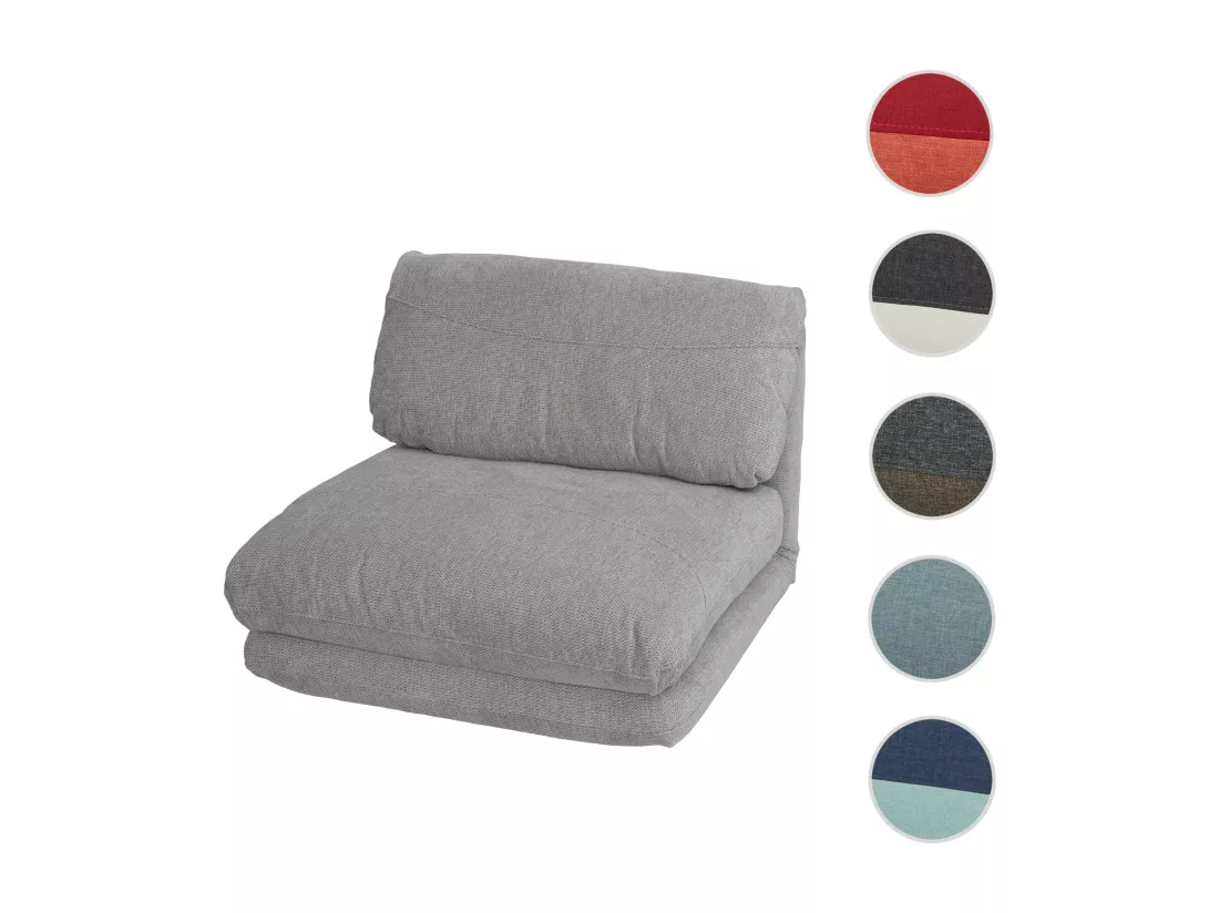 Fauteuil-lit MCW-E68, gris clair