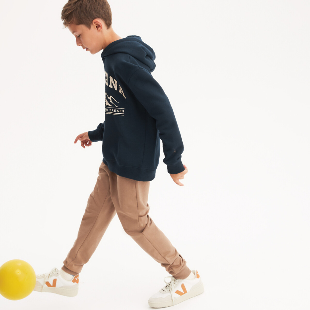 COLEÇÕES LA REDOUTE<br>Calças de jogging achatadas