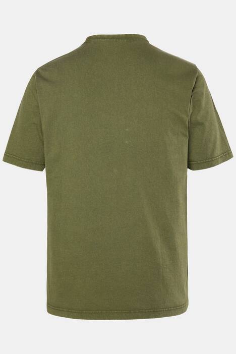 JP1880 T-Shirt, Bandshirt, AC/DC, Halbarm, Vintage Look, bis 8 XL, dunkel khaki | Ulla Popken