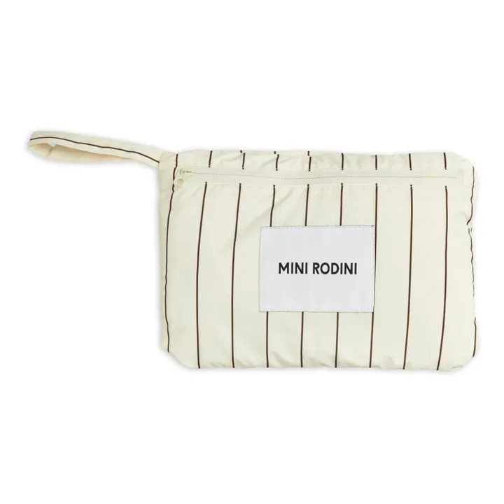 Mini Rodini Poncho Chouette Matière Recyclée | Ecru