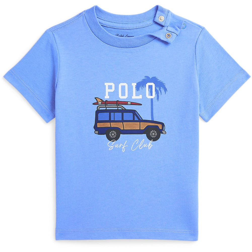 Køb Ralph Lauren Baby Harbor Island Blue T-Shirt