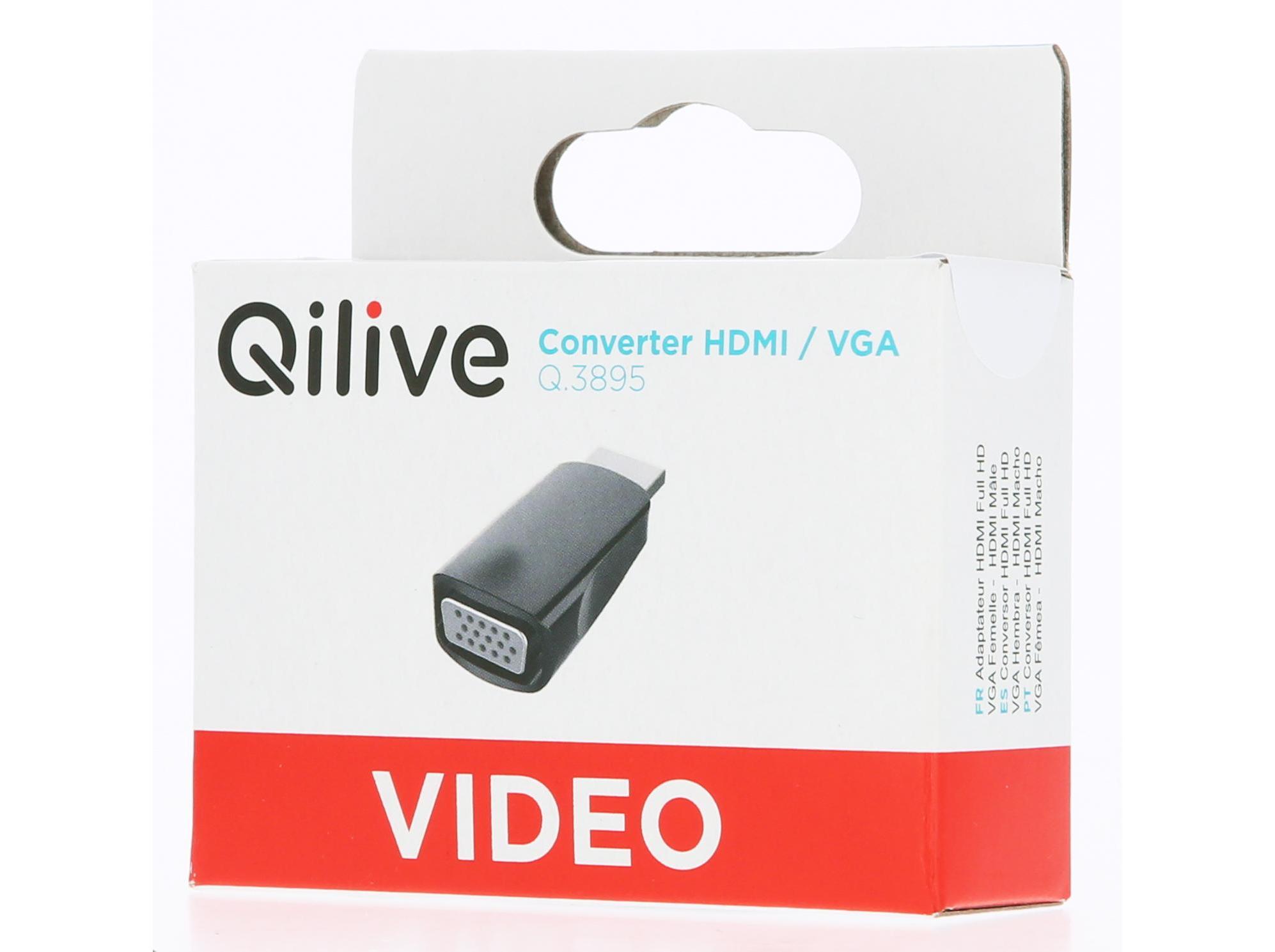 ADAPTADOR QILIVE G4218019 HDMI VGA