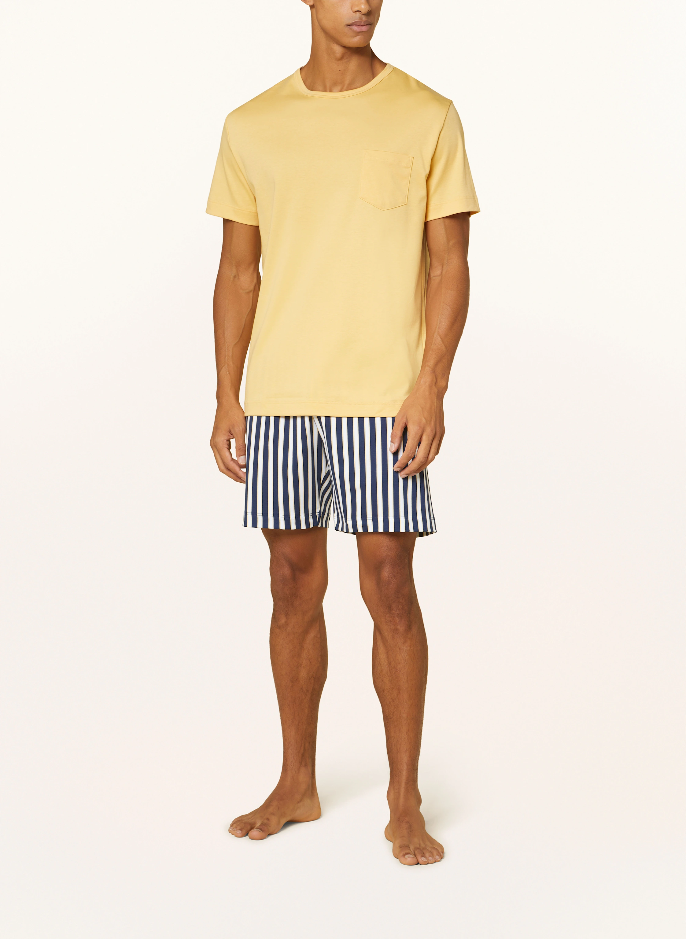 mey Shorty-Schlafanzug Serie SUN STRIPES