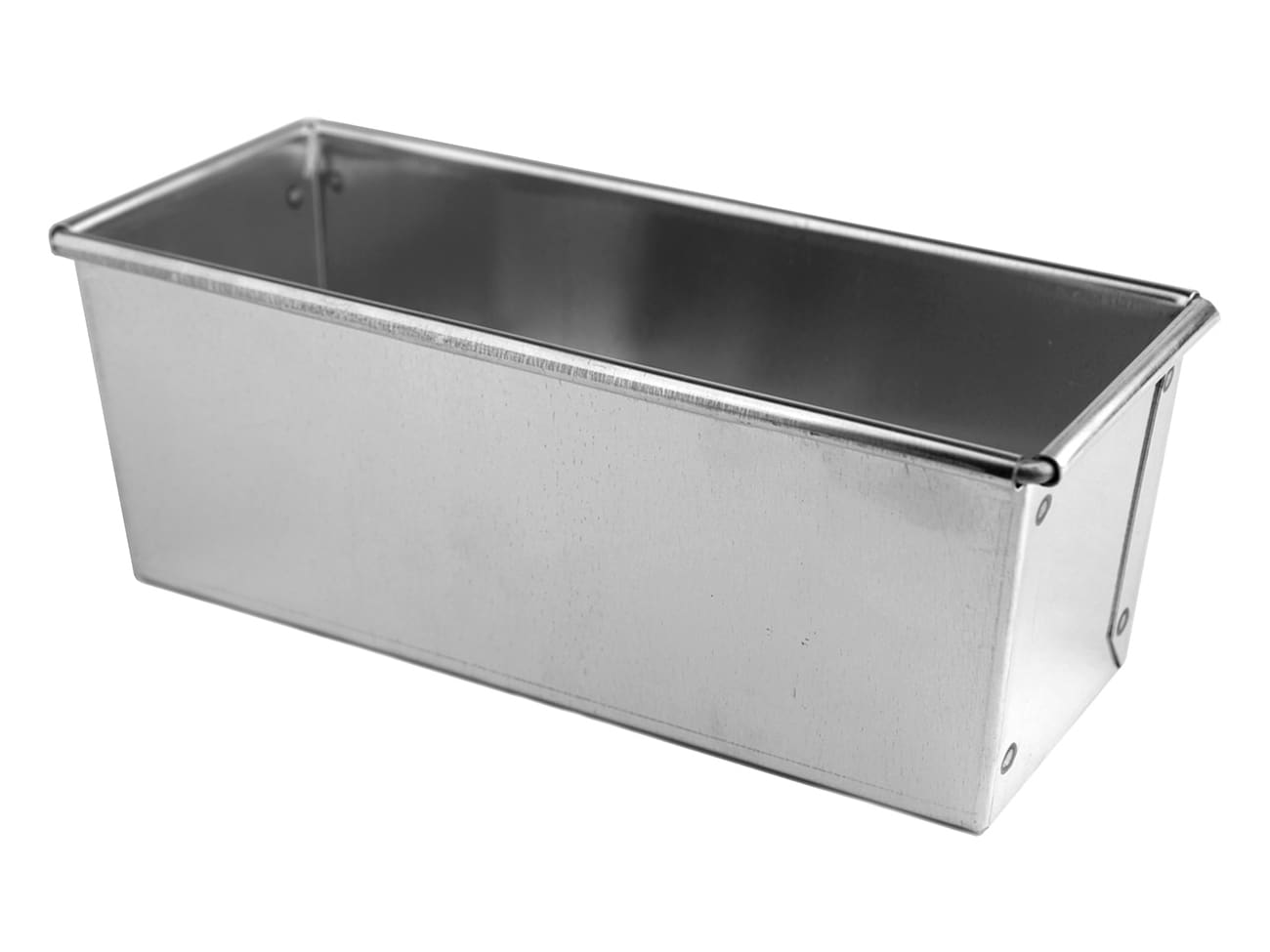 Moule à cake en fer blanc - 25 x 8 x ht 8 cm - Mallard Ferrière
