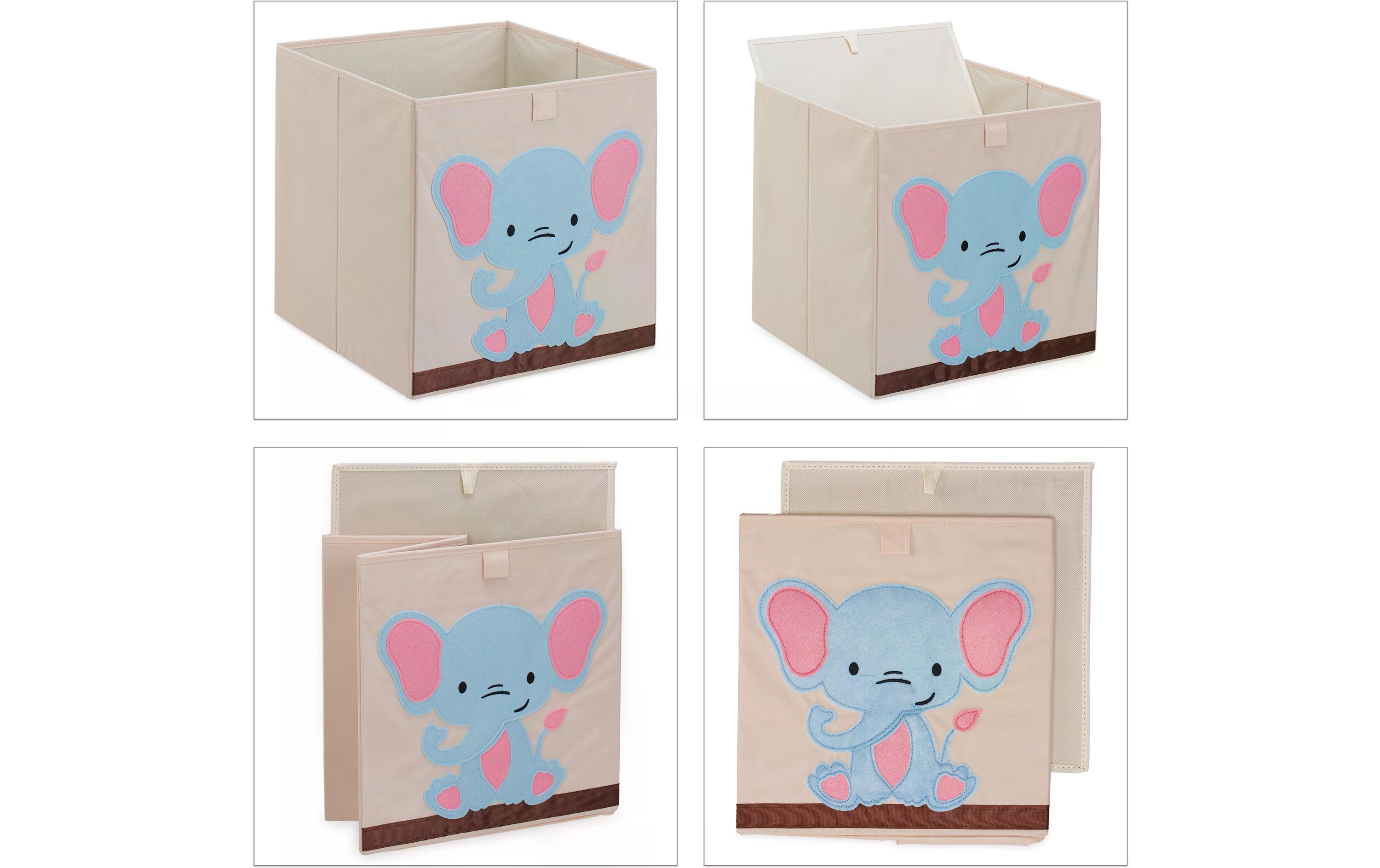 Spielzeugbox ElefantFaltbare Aufbewahrungsbox für das Kinderzimmer