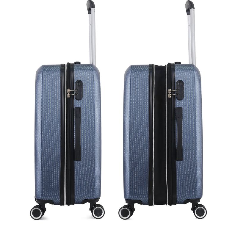 Valise rigide 379 Extensible 66 cm Bleu