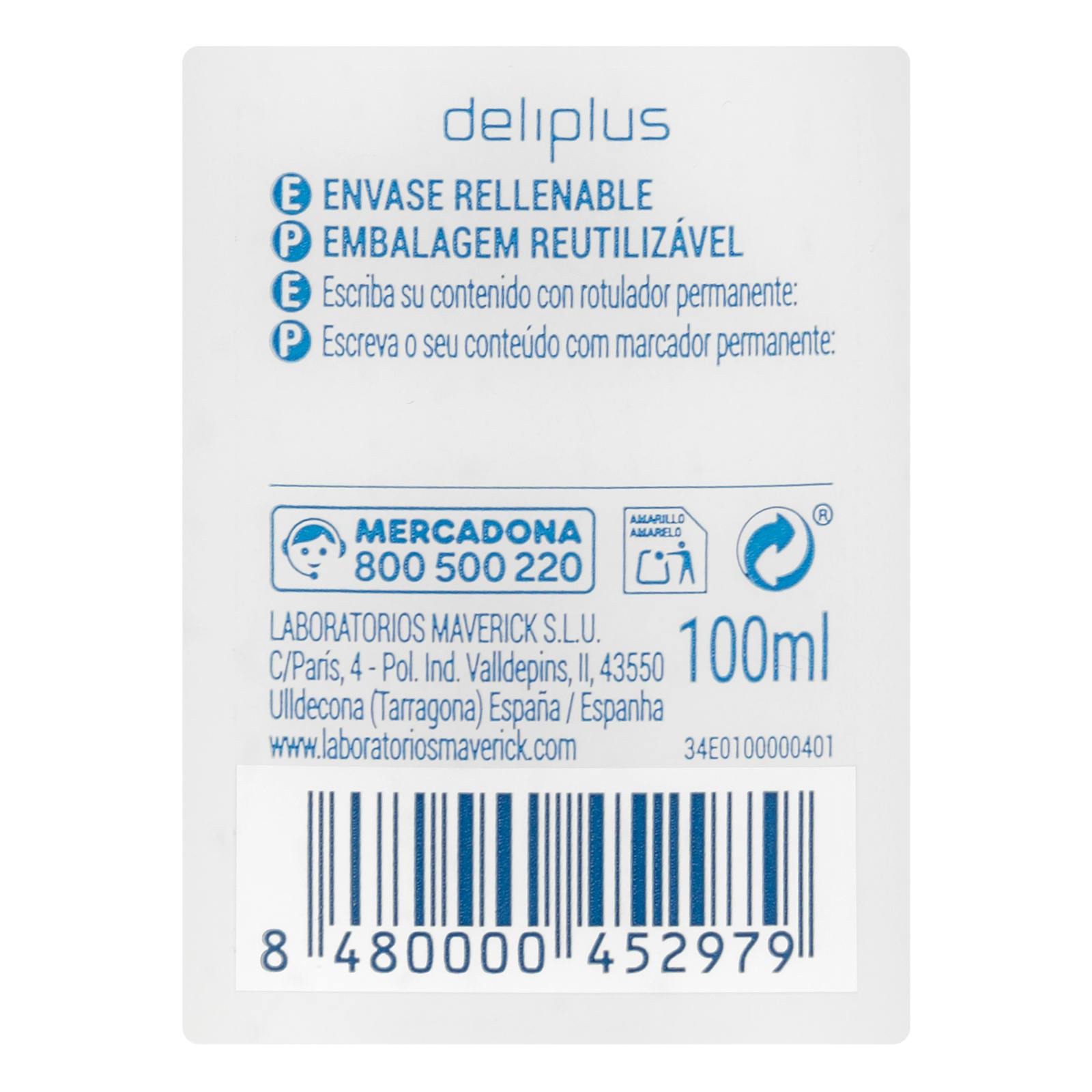 Conteneur rechargeable de voyage Deliplus