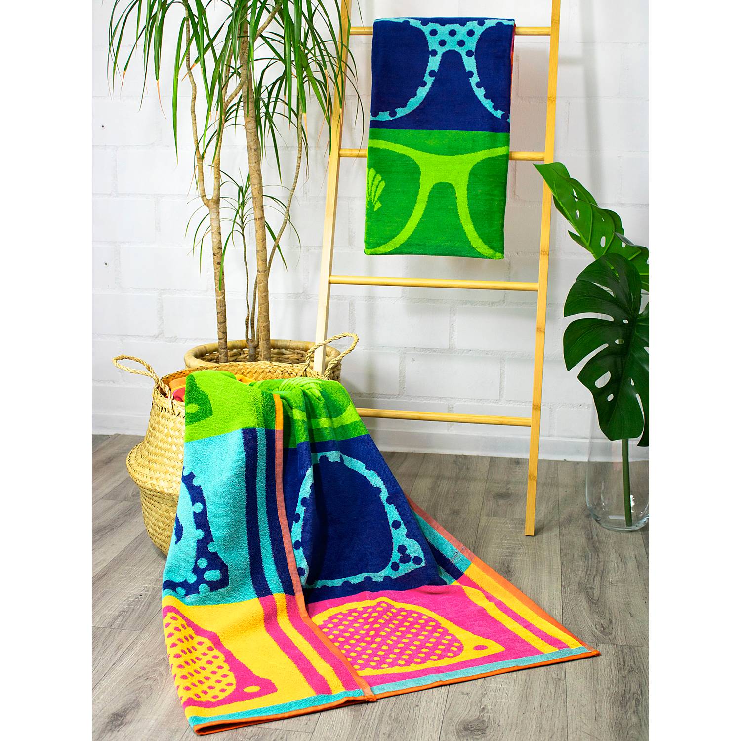 Velours Strandtuch