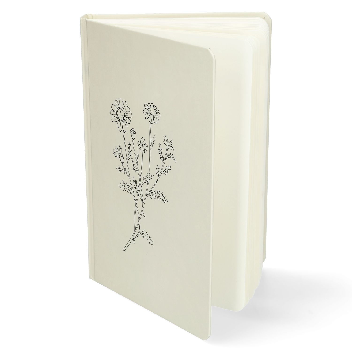 Notitieboek, hardcover, kamille, blanco, A5