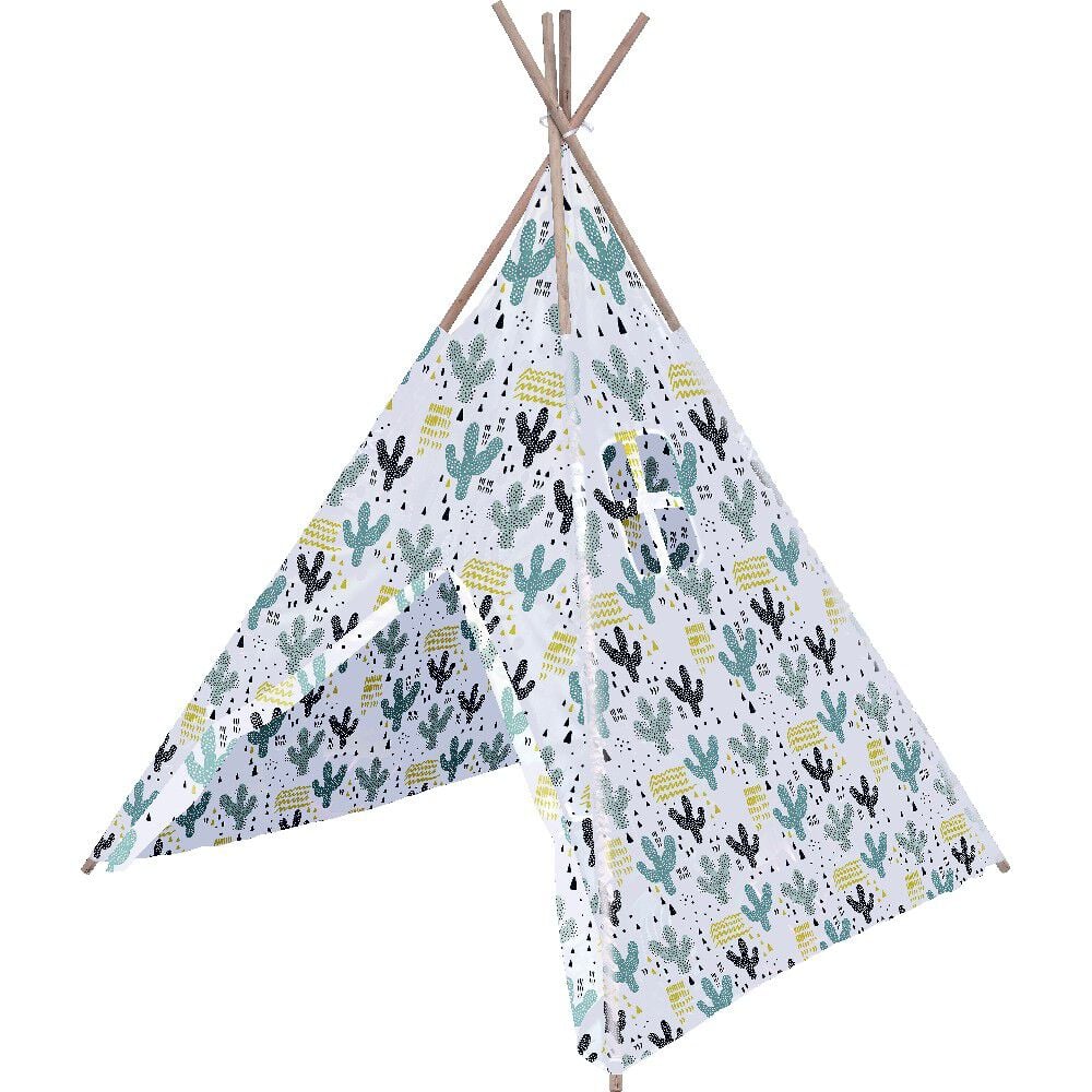 Tipi d’extérieur à motifs cactus