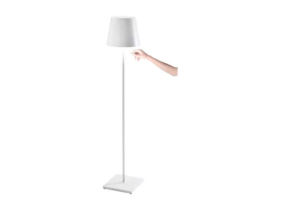 Lampe LED Poldina Pro XXL Blanche rechargeable et dimmable 150cm avec batterie jusqu'à 12 heures