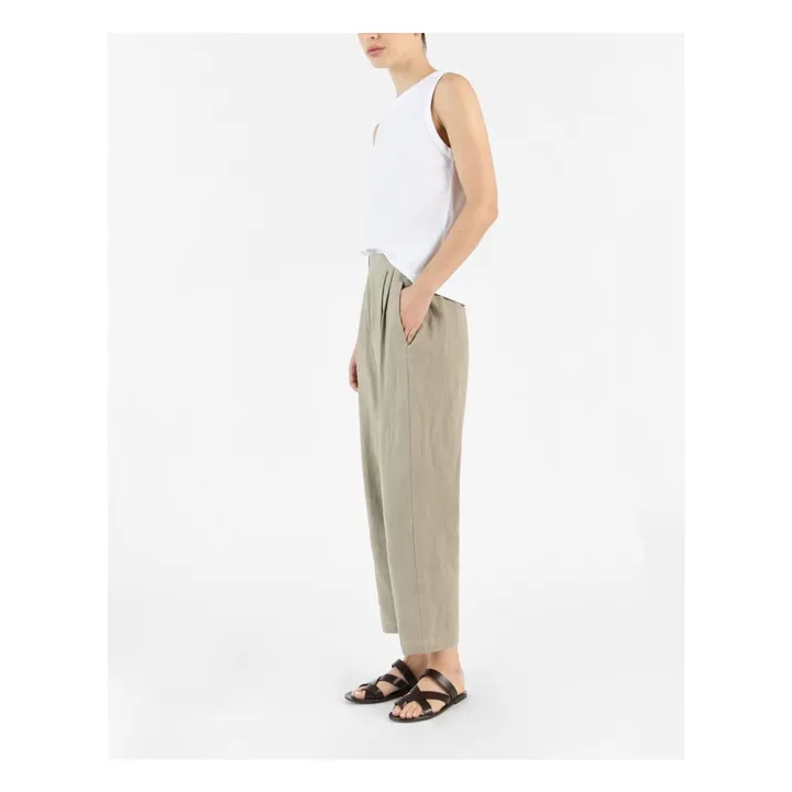 Masscob Pantalon Joan Lin | Vert kaki
