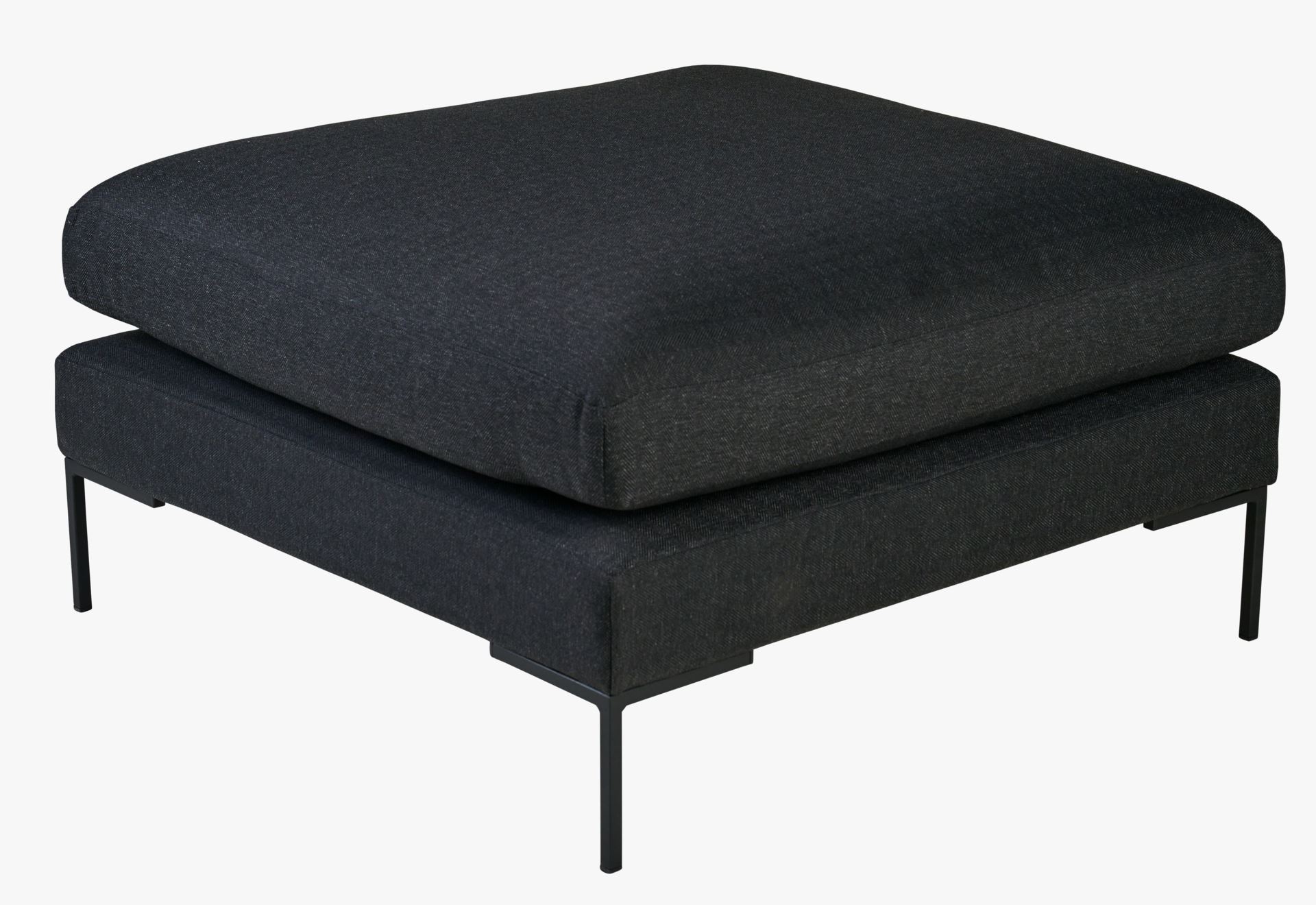 Puff svart - 90x90x50 cm