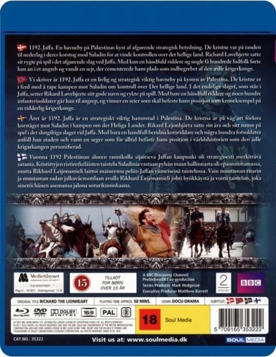 Heroes And Villains - Warriors - Richard The Lionheart - Blu-Ray