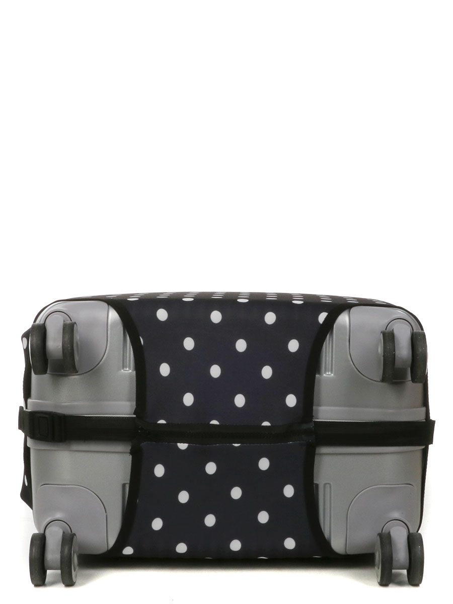Housse de valise Periea Black with White Dots M