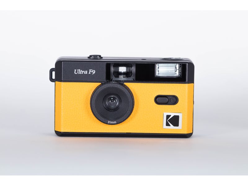 Kodak Analogkamera Ultra F9 Gelb/Schwarz Wiederverwendbare Analogkamera