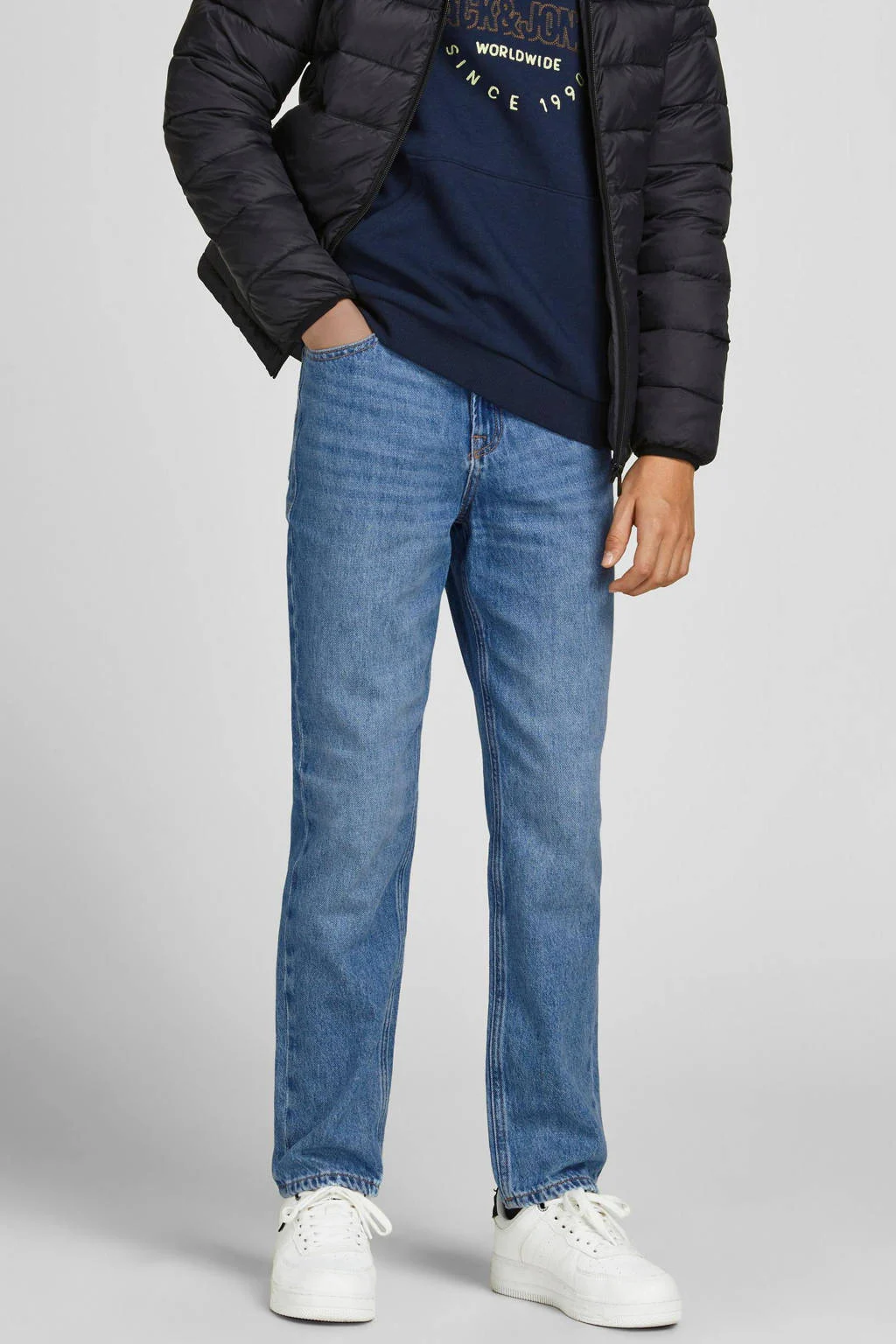 JACK & JONES regular fit jeans JJICLARK JJORIGINAL blue denim