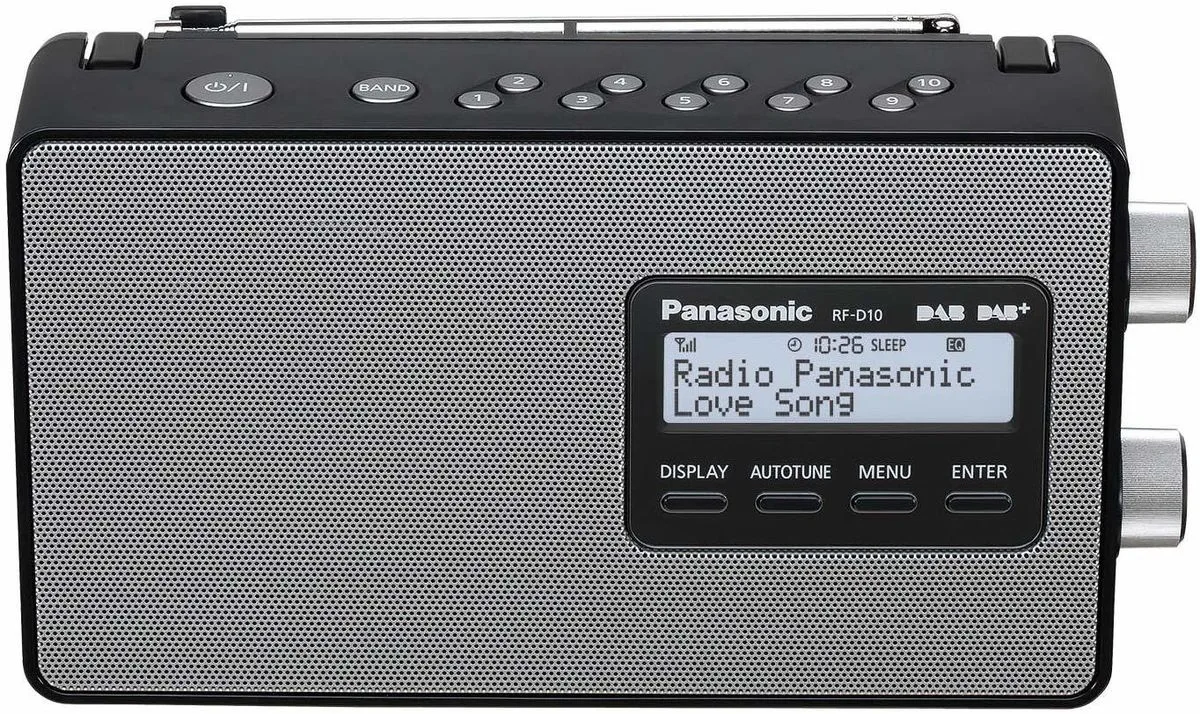 Panasonic RF-D10 Noir Radios portables