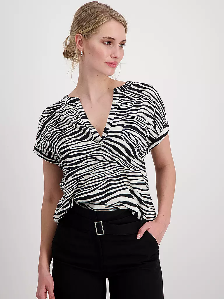 MONARI Blusenshirt schwarz