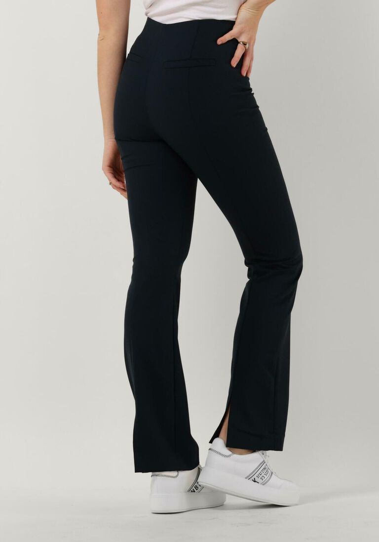 MODSTR\u00D6M donkerblauwe modstr&ouml;m pantalon anker slit pants