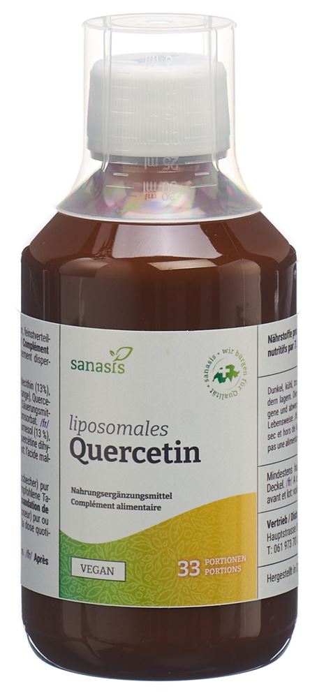 SANASIS Quercetin liposomal liq Fl 250 ml