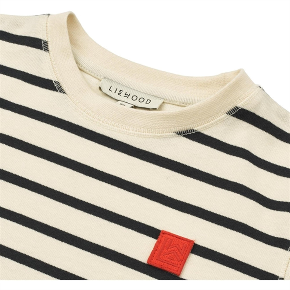 Y/D Stipes Classic Navy/Creme De La Creme Sixten Stripe T-shirt