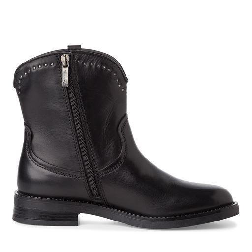 Tamaris Støvler, Black Leather, 39