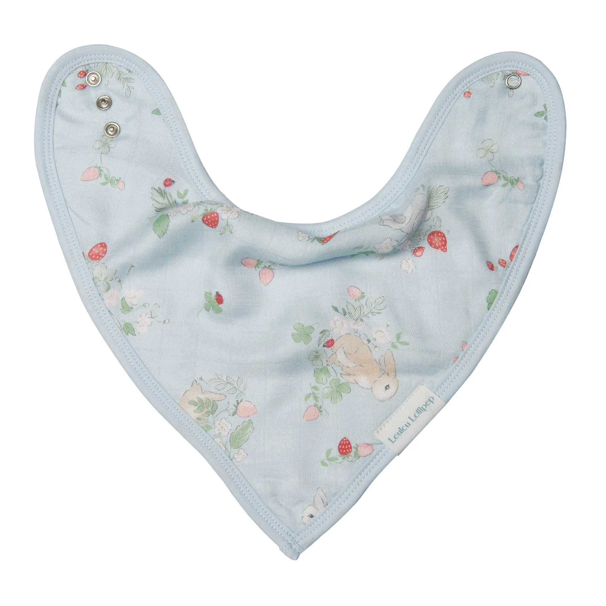 Loulou Lollipop Bavoirs Bandana Mousseline Paquet de 2 -  Lapins