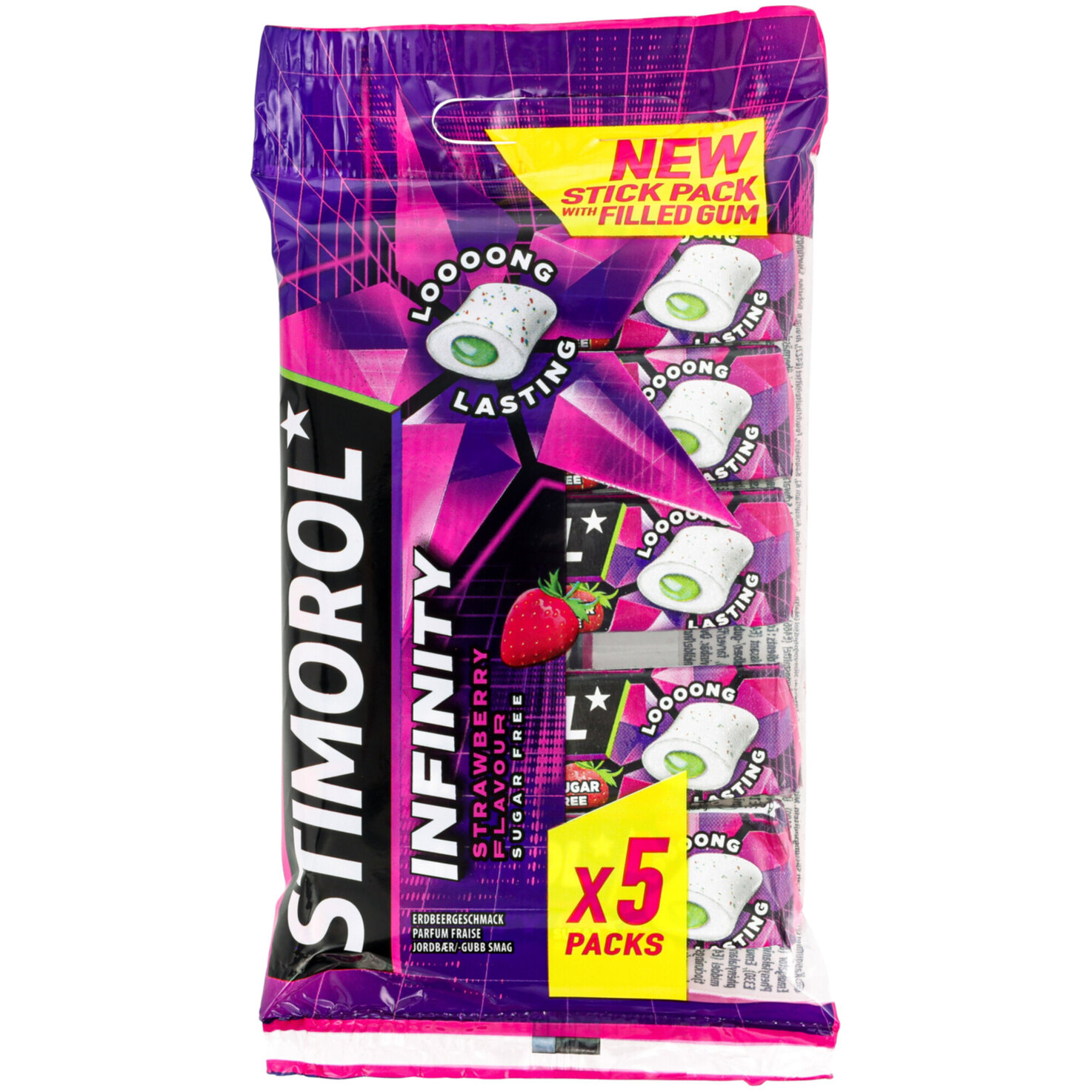 Stimorol Infinity Strawberry 5x17.6g (88g)
