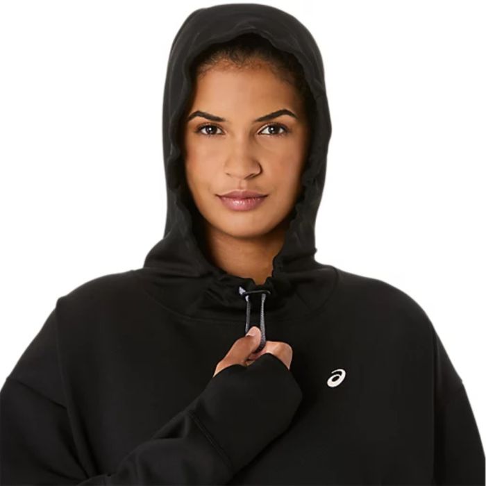 Asics Dame Trøjer Nagino Run Adjustable Hoodie Sort