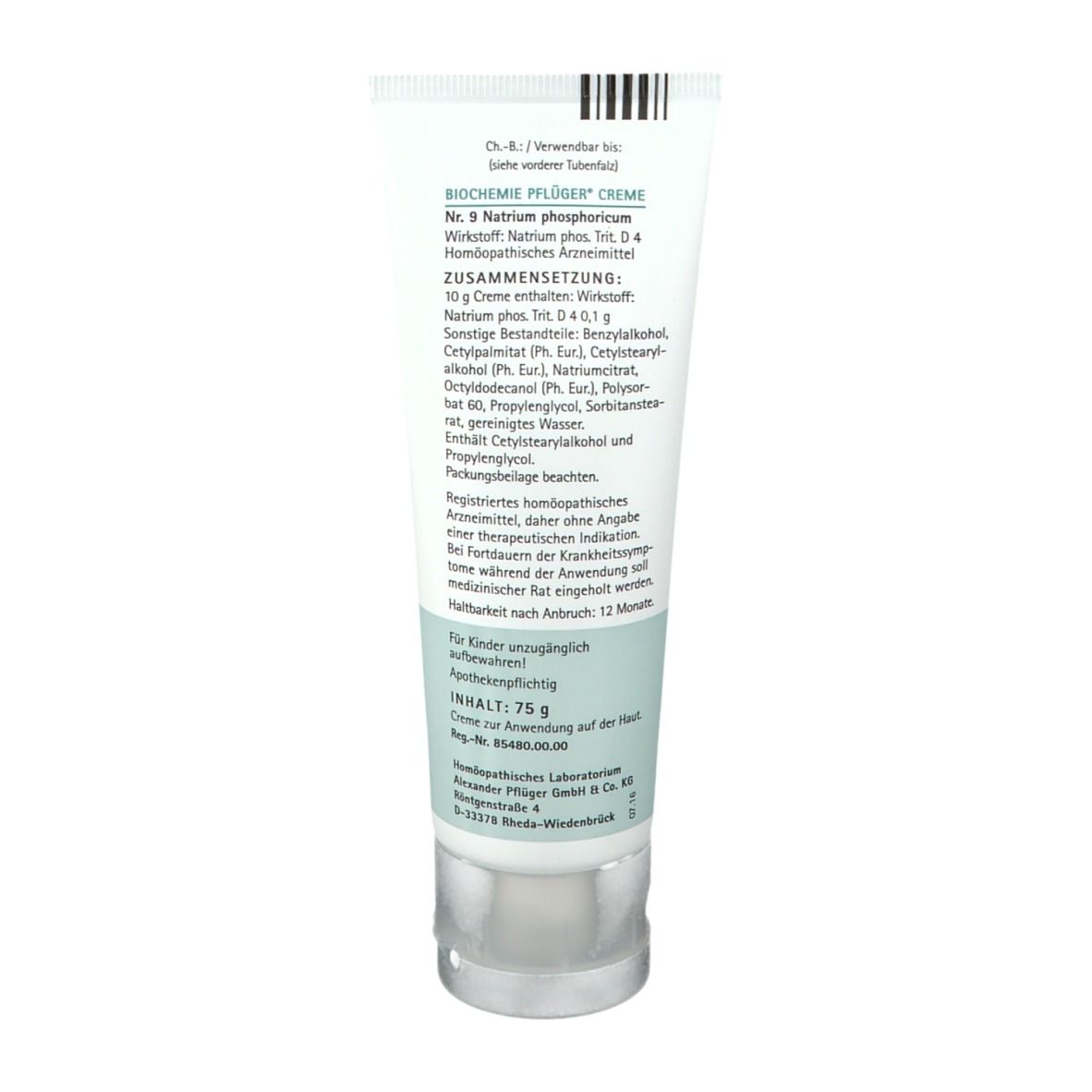 Biochemie Pflüger® Nr. 9 Natrium phosphoricum D4 Creme