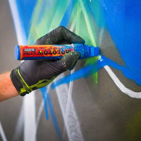 Molotow One4All 627HS 15 mm by MolotowAcrylmarker - verkehrsrot - 15 mm