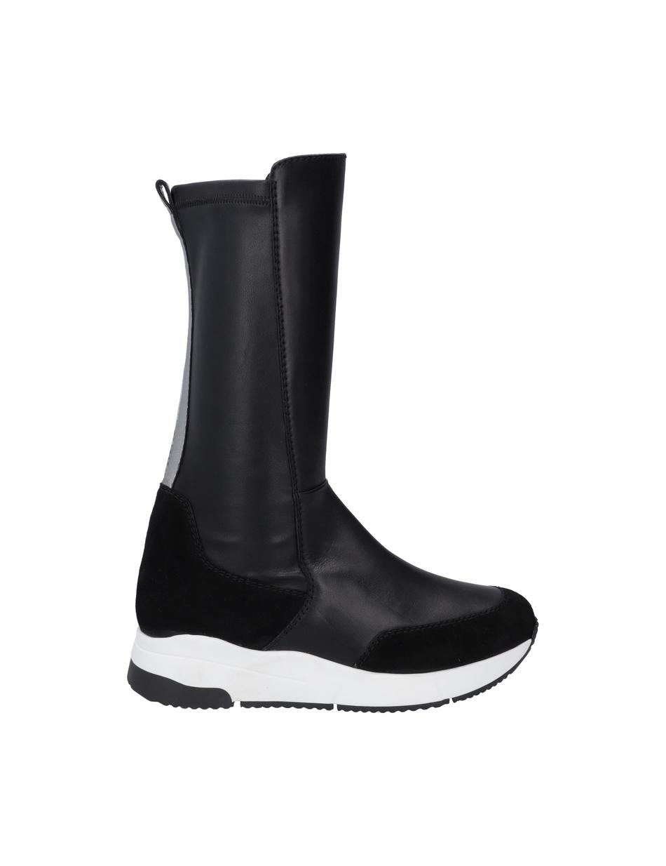 Stiefel Enna 04, schwarz-kombi