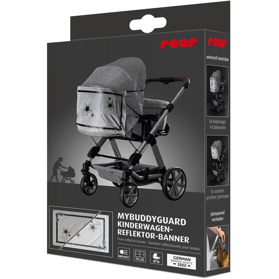 reer MyBuddyGuard Kinderwagen-Reflektor-Banner