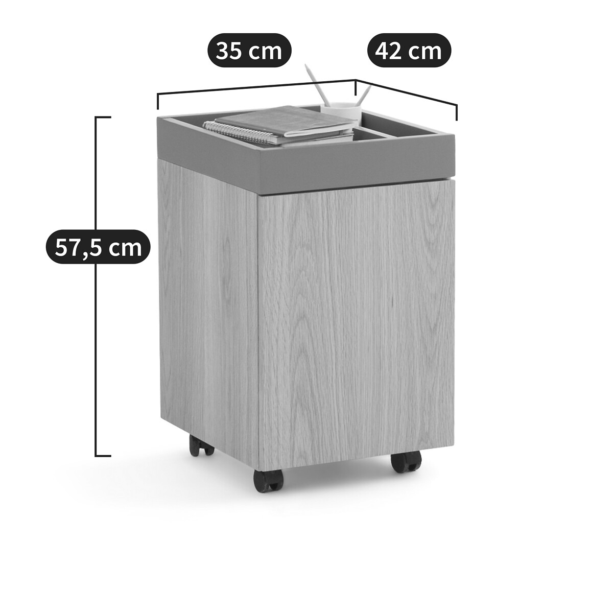 LA REDOUTE INTERIORS<br>Bureaukast 1 deur, Lina