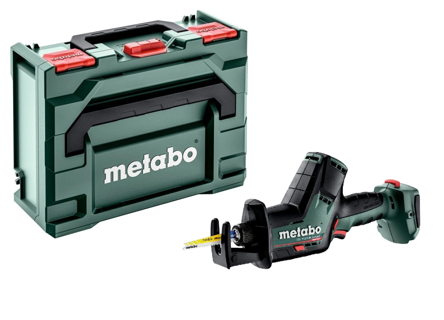 Metabo SSE 18 LTX BL Compact 18V Li-Ion accu reciprozaag body in metaBOX - 16mm - koolborstelloos
