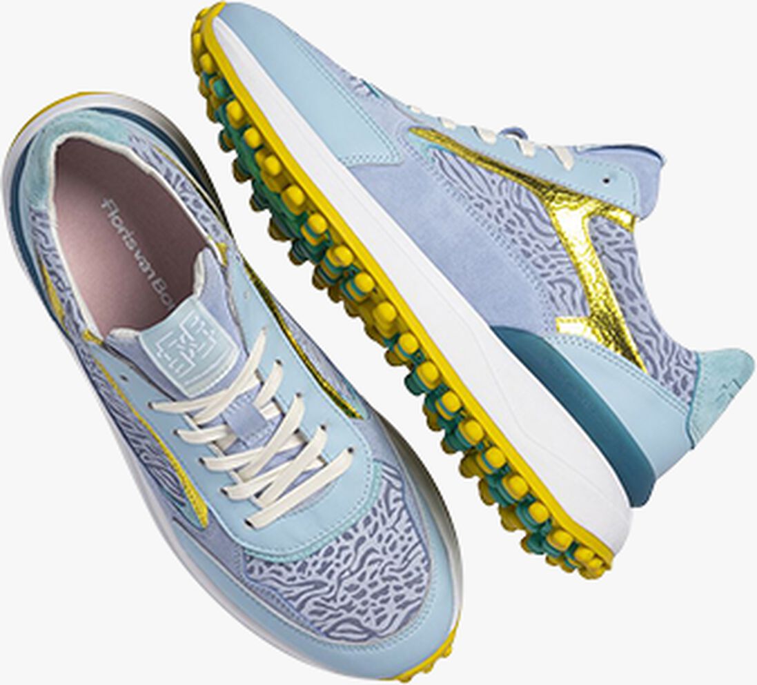 FLORIS VAN BOMMEL blauwe floris van bommel lage sneakers sfw-10099