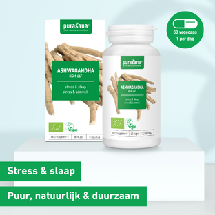 Purasana Ashwagandha Biologisch Capsules 60VCP