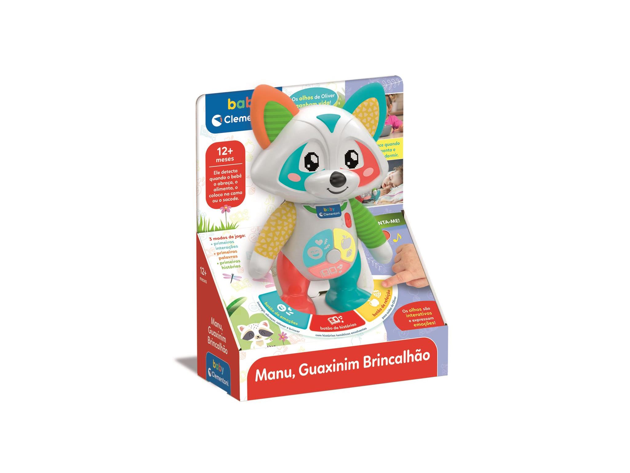 MANU BABY CLEMENTONI GUAXINIM BRINCALHÃO