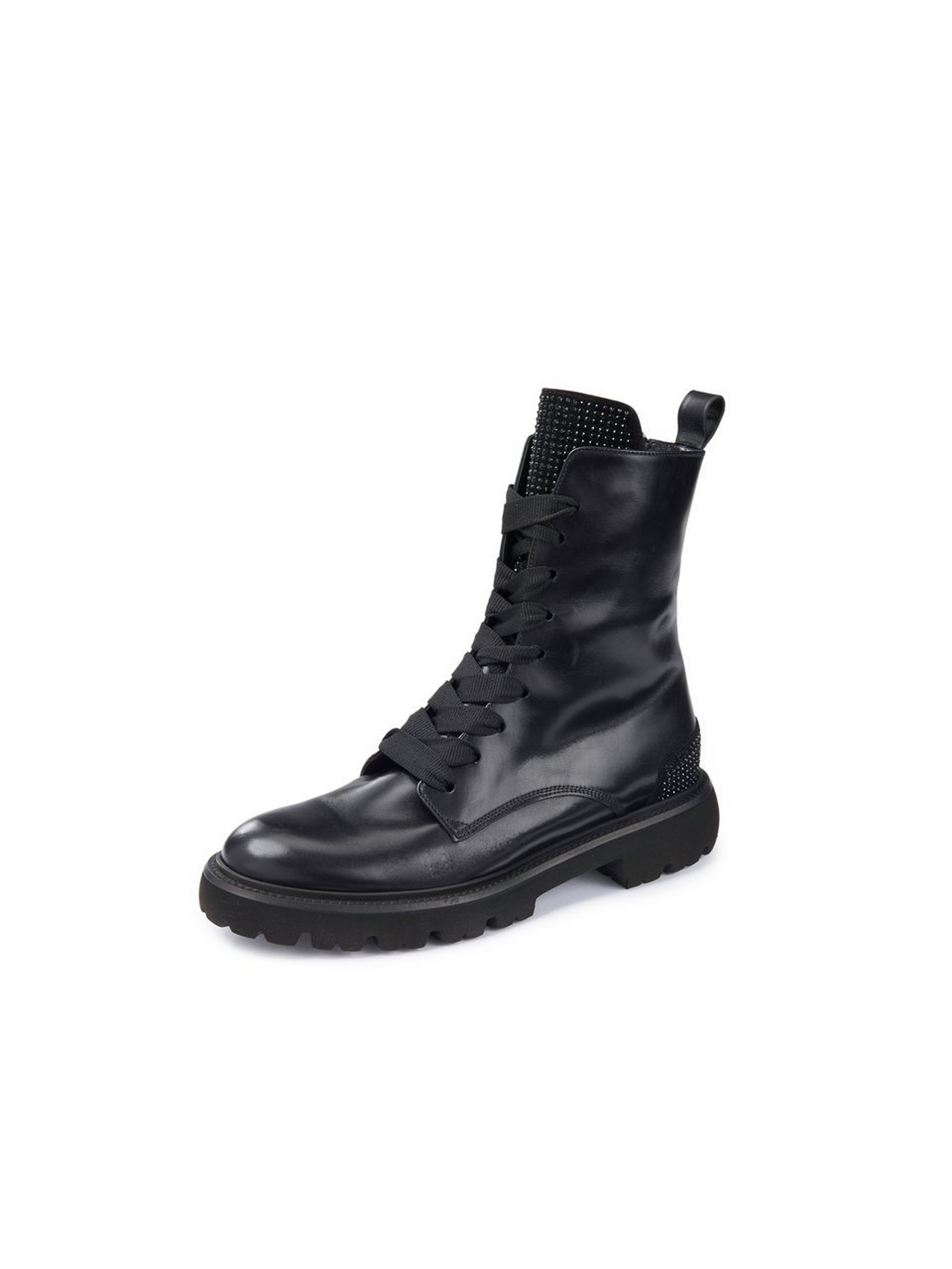 Schnür-Stiefelette Print
