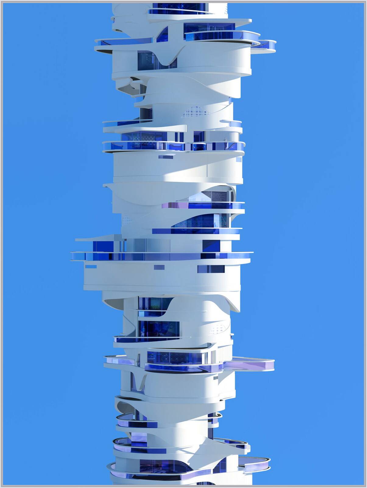 Tianjin High-Rise by 3deluxe - Limited Edition. Edition of: 100. Studio Stamp.