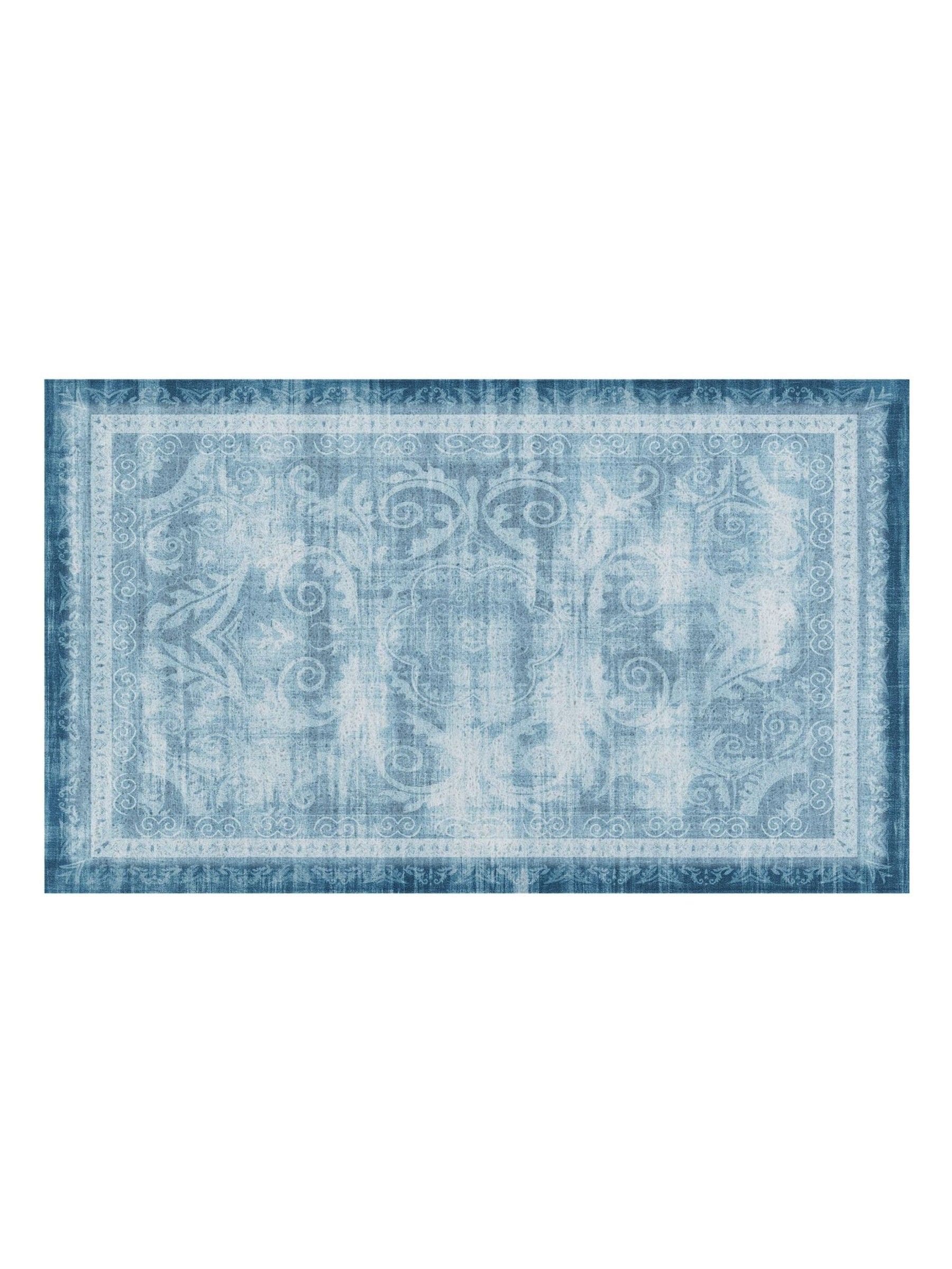 Artsy Mats Verbleekte Blauw Perzische Stijl Binnen- en Buitendeurmat