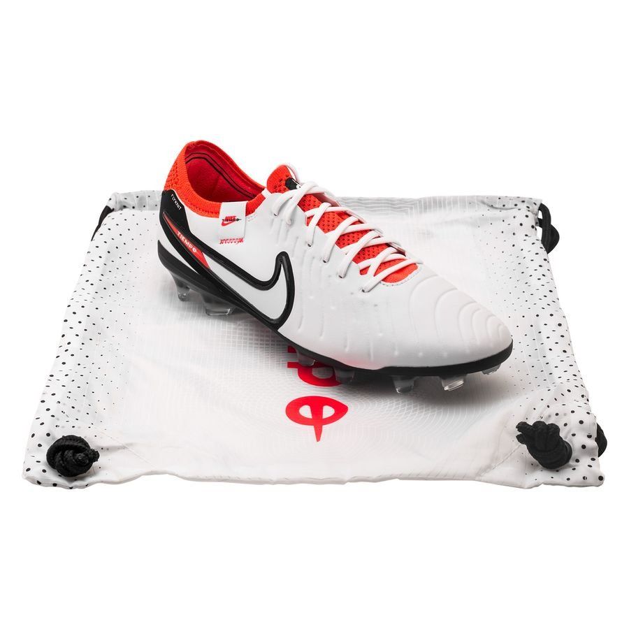 Nike Tiempo Legend 10 Elite FG Ready - Blanc/Noir/Rouge