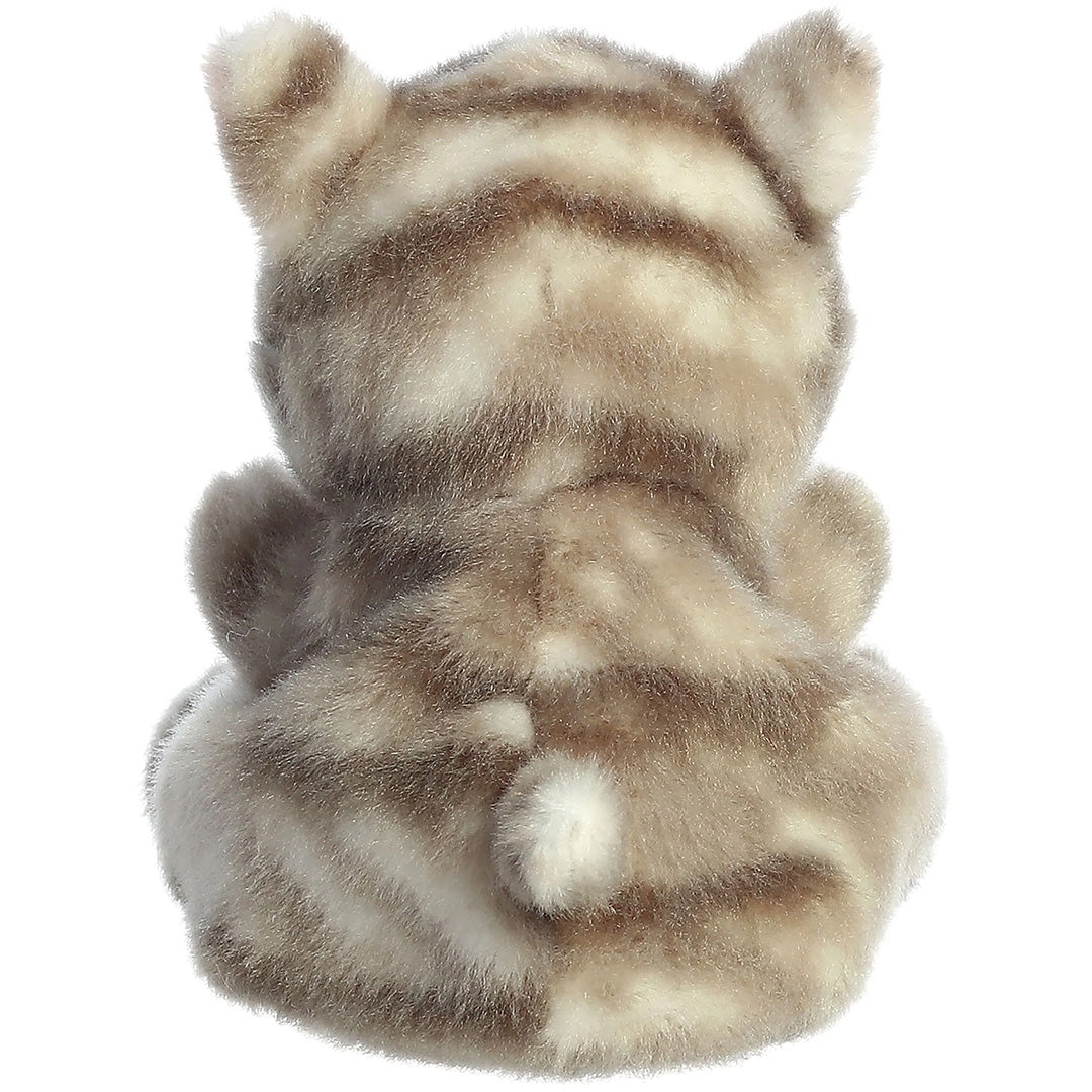 palm pals knuffelkat silver - 13 cm