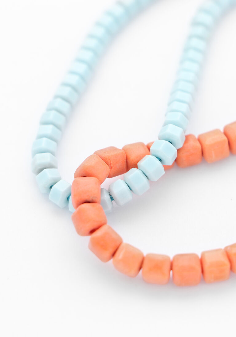 blauwe bonnie studios armbanden double blue bracelet
