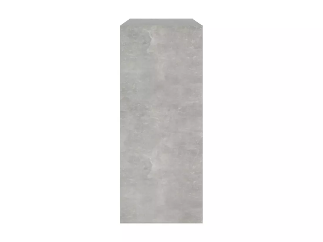 Bibliothèque/Séparateur de pièce Gris béton 80x30x72 cm