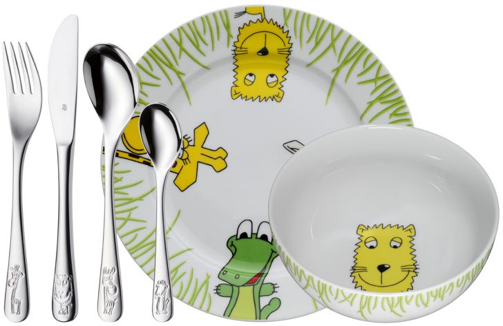WMF Kinderbestek Safari 6 delig