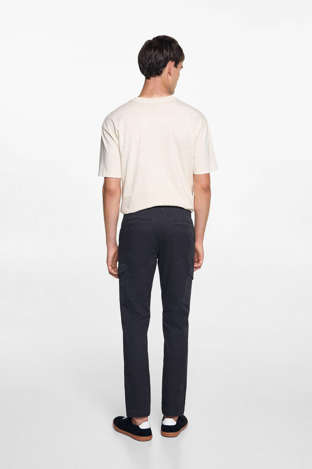 MANGO TEEN cargobroek antraciet